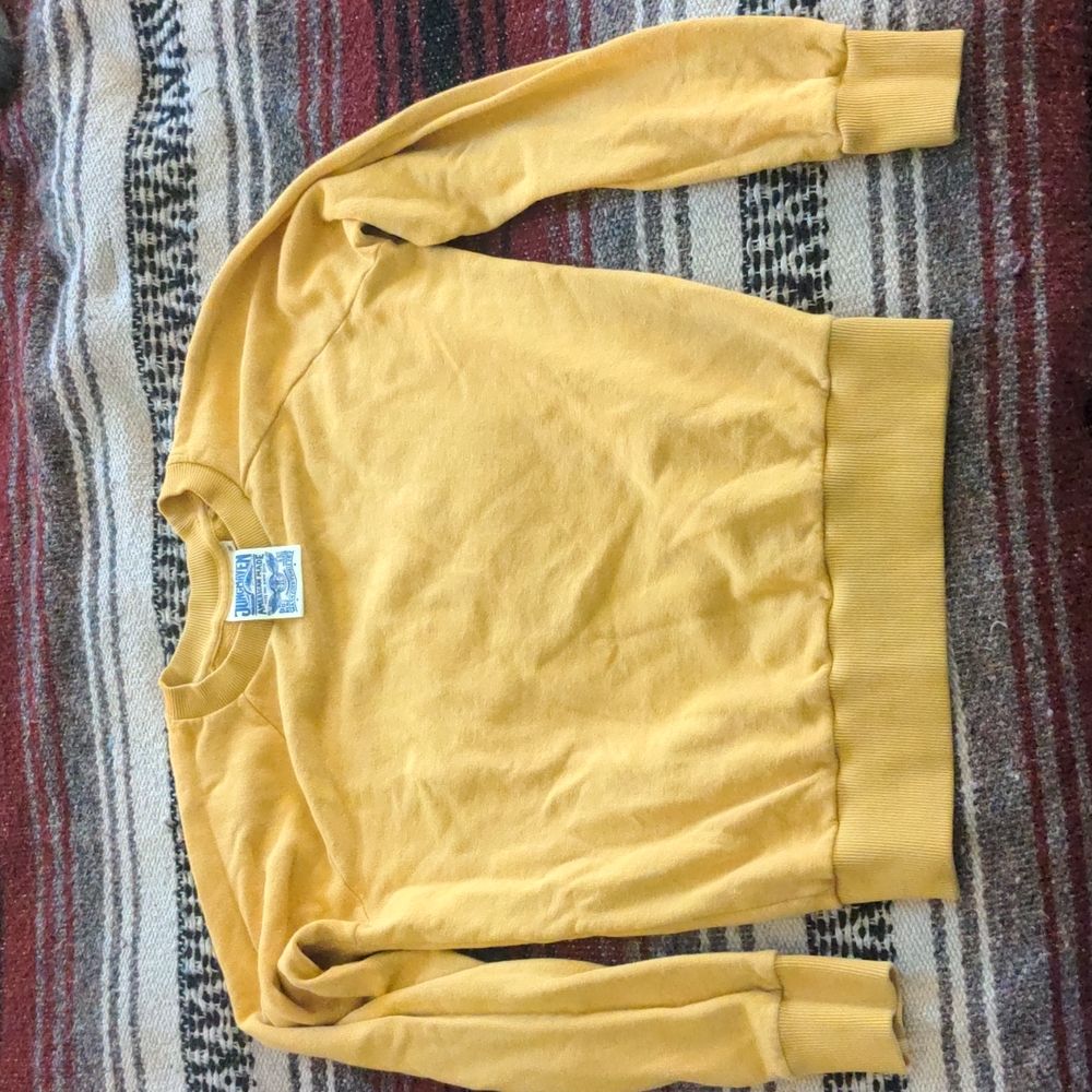 Jungmaven Yellow Cotton/Hemp Raglan Sweatshirt